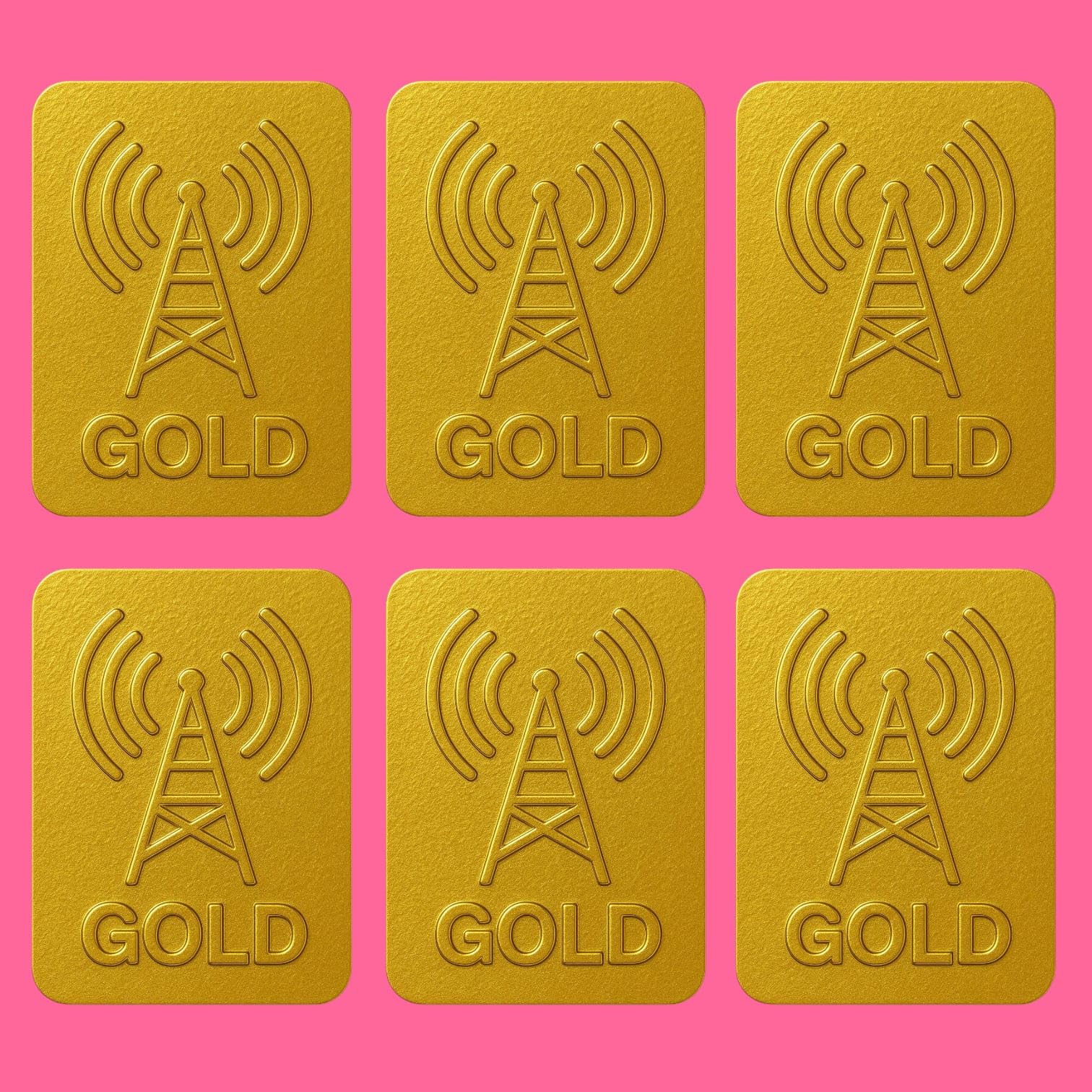 Gold Mobile Radiation Guard Chip Sticker for Safe Health and Peace of Mind-image-18