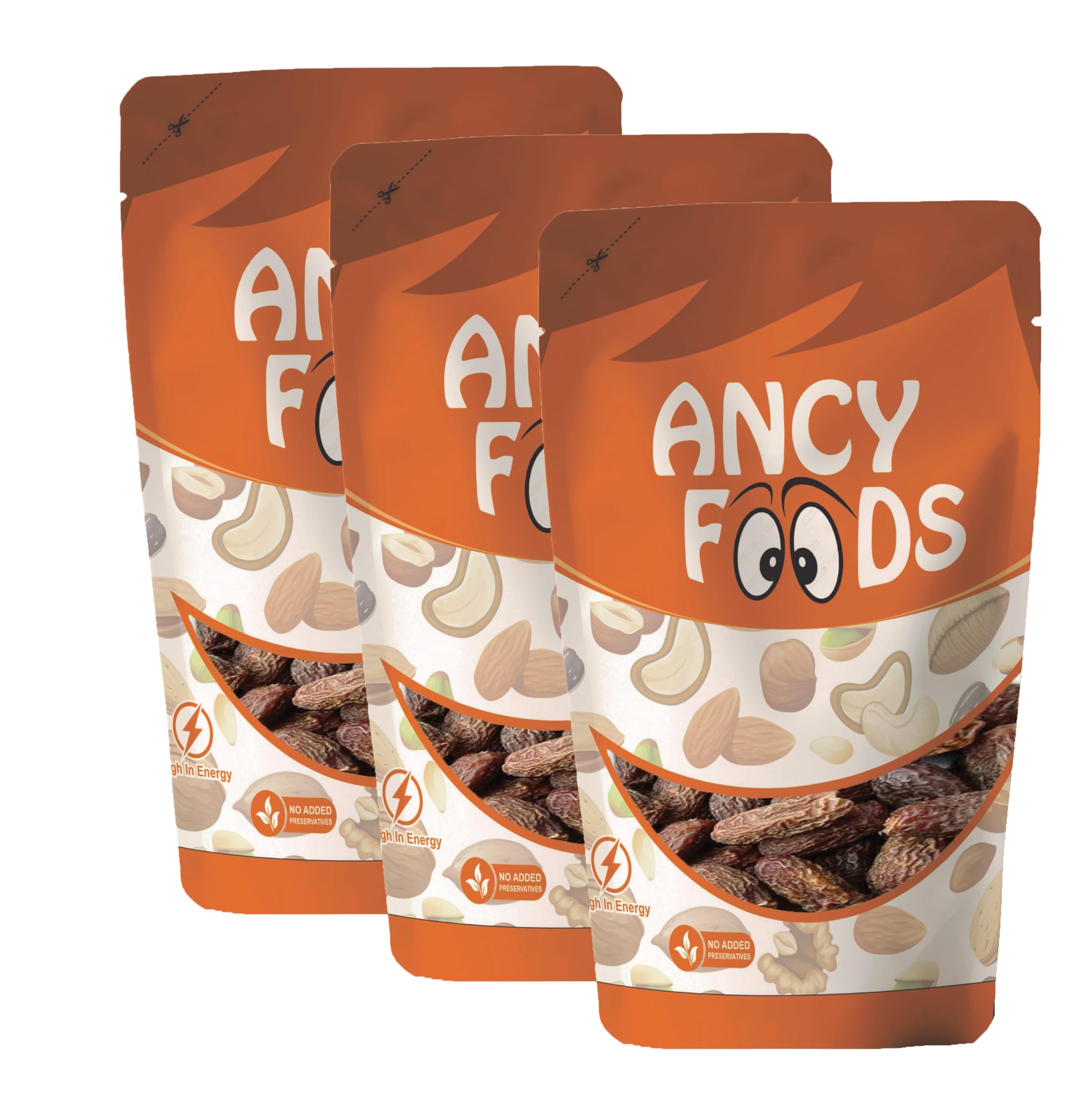 Ancy Foods Dried Fruits Nuts And Seeds (Dried Lal Chuara/Lal Sukha Khajoor, 750g (3x250g))-picture-32