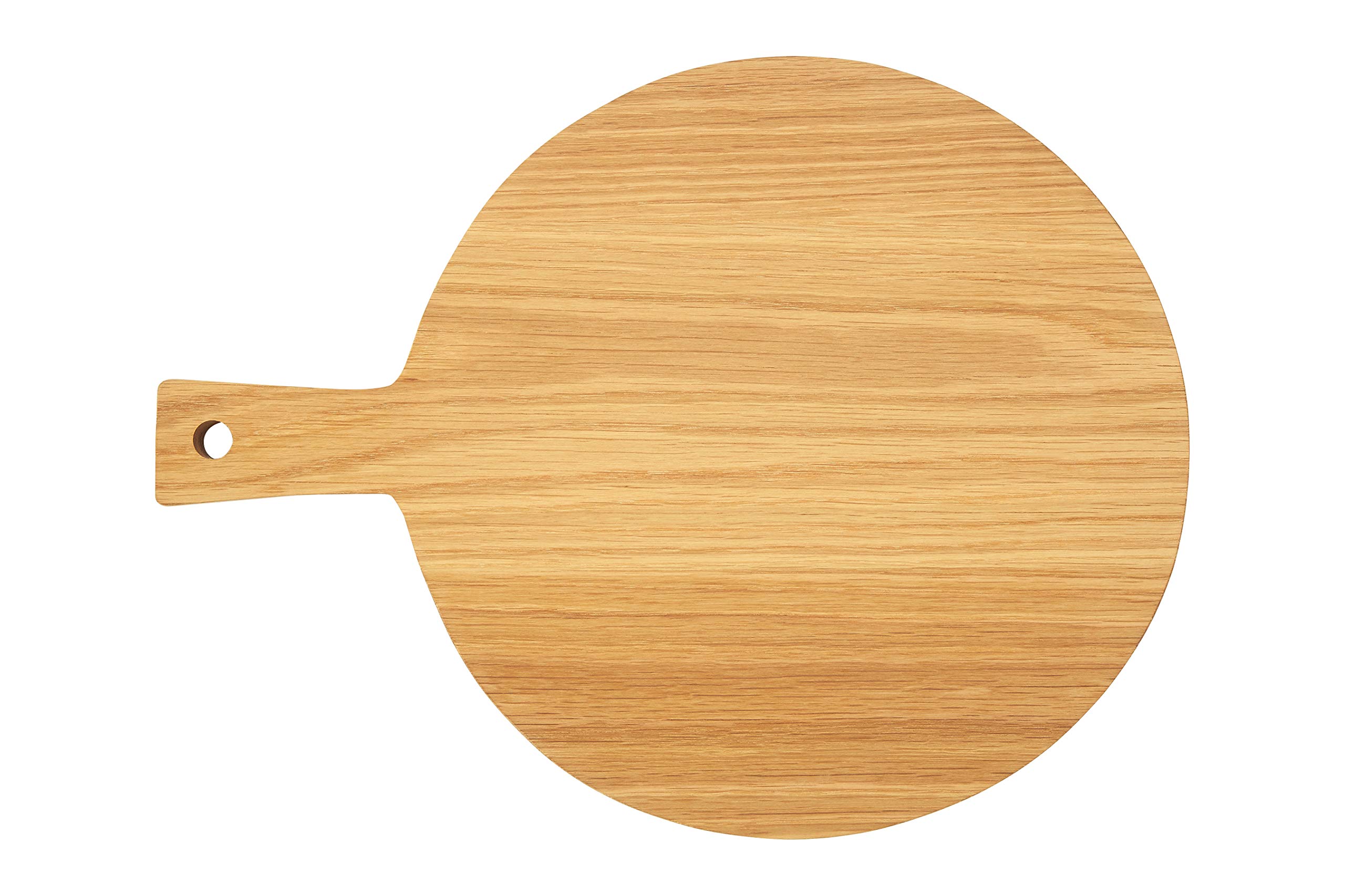 Orsina Large Oak Wood Paddle Chopping BoardRound Cutting Board For KitchenStylish Natural Wood Chopping Board from B&Q