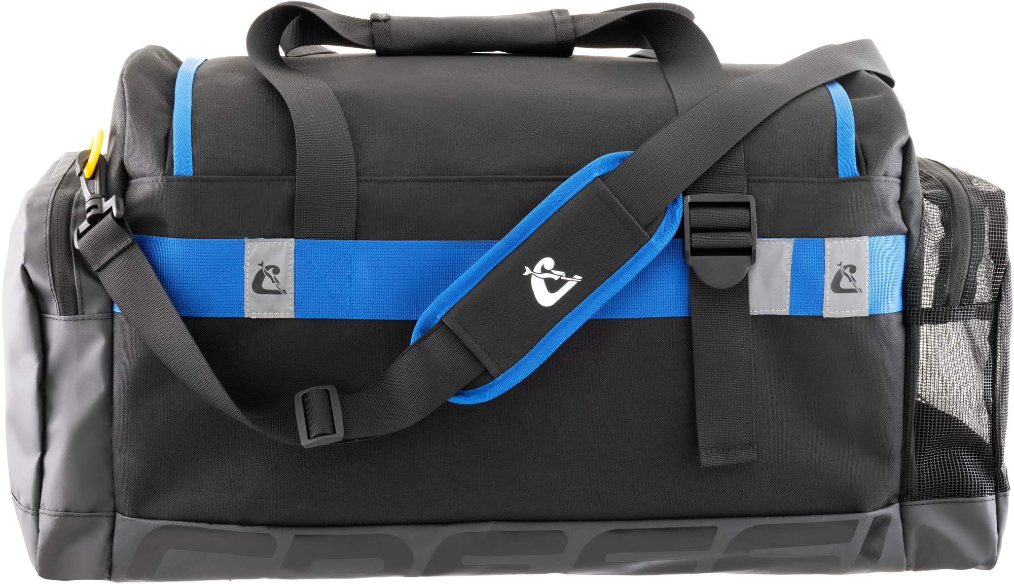 CRESSI dal 1946 - Olimpia Pool Family Duffle - Borsone Tecnico Modulare Sportivo, Ideale per Piscina Uomo e Donna e Attività Acquatiche anche Collettive, Nero/Blu 45 L