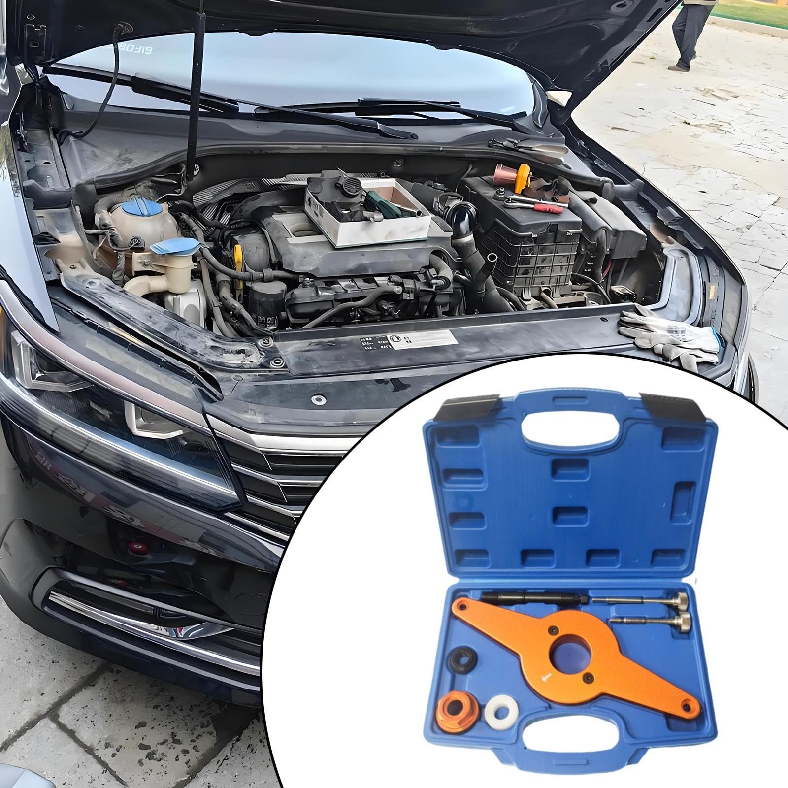 Amortiguador de Vibraciones Del Motor. Extracción de La Polea. Mantenimiento Del Coche. Reparación Del Coche. Sustituye a T10531.