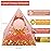 Hopeseed Orgone Pyramid Flower of Life Orgonite Rose Quartz Healing Crystal Pyramid Chakra Reiki Positive Energy Generator for Reduce Stress Promote Relationships and Bring Success Spiritual Gift