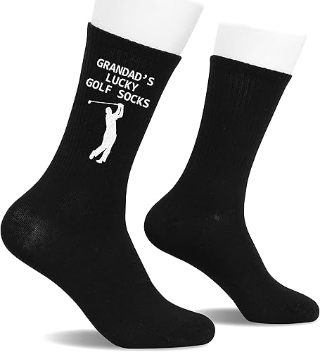 Miniatura 5 de FujLoy Calcetines de golf de la suerte del abuelo, calcetines de abuelo, regalo de papá, calcetines de golf de la suerte del abuelo, para el regalo