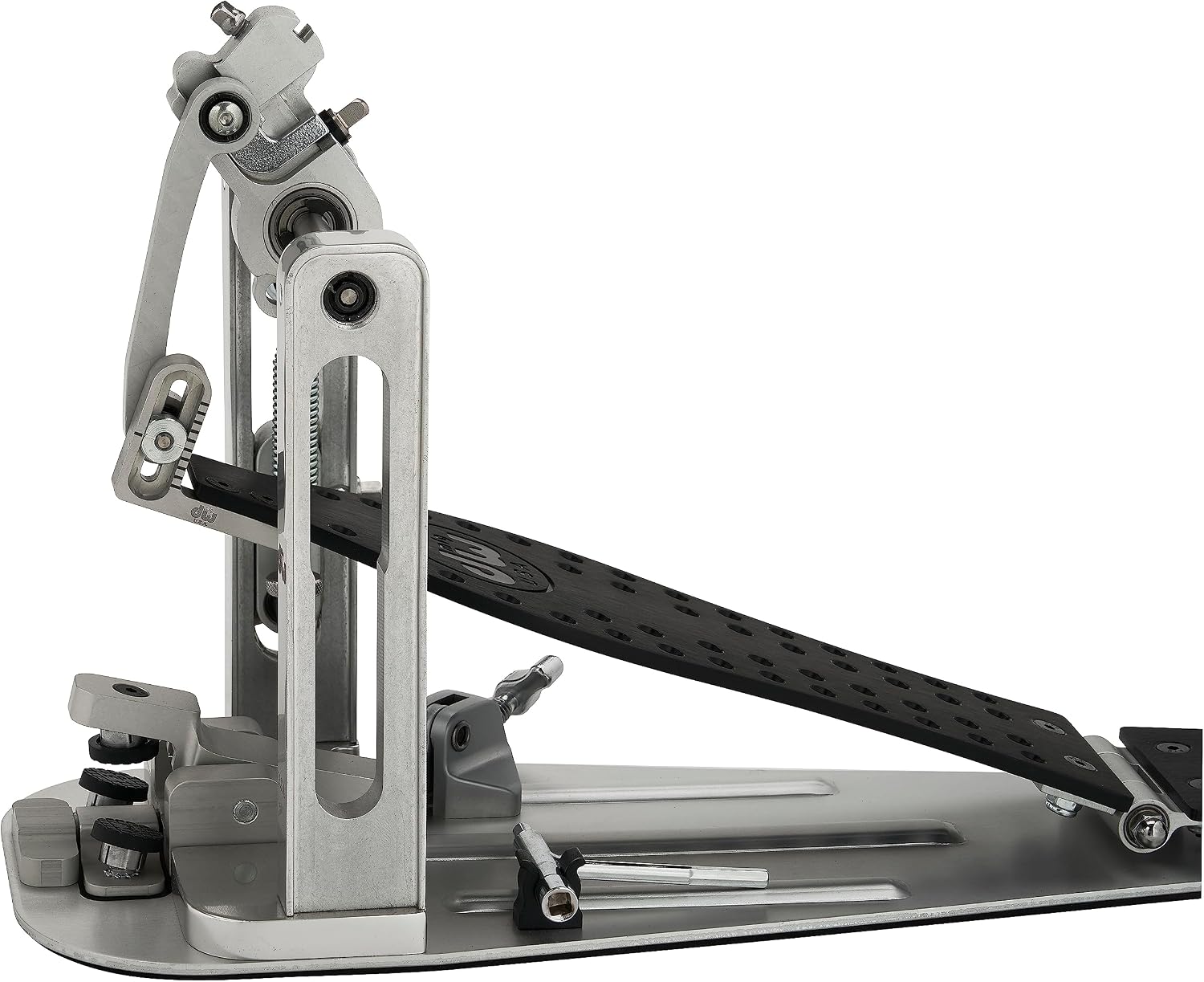 DW MFG Series Colorboard Machined Direct Drive Bass Drum Pedal w/Bag, Graphite Edition