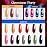 Beetles Winter Gel Nail Polish 20 Winter Colors Cat Eye Gel Polish Set Gift Spree Burgundy Red Purple with Magnet Pen Base Top Coat DIY Salon Manicured Soak Off UV LED Gifts for Women Gemstone Party