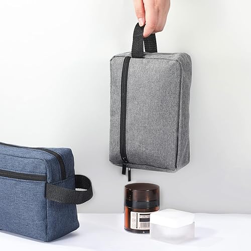 Miniatura 6 de Paterr 16 piezas de neceser de viaje para mujeres y hombres, bolsa de afeitar grande resistente al agua, bolsa de cosméticos colgante con asa y