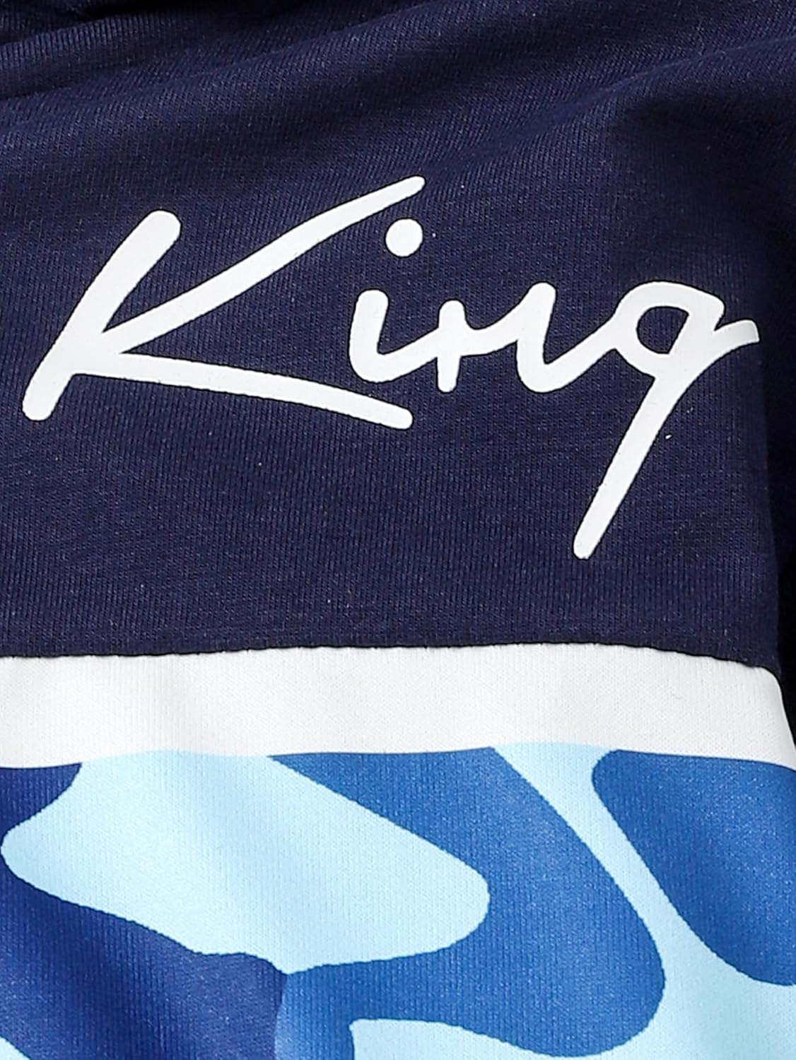 Boys Clothes Camo Color Block Zip Up Hoodie Sweatshirts & Pants 2PCS Kids Boys Fall Winter Outfits Set Size 6-12Y - Image 7