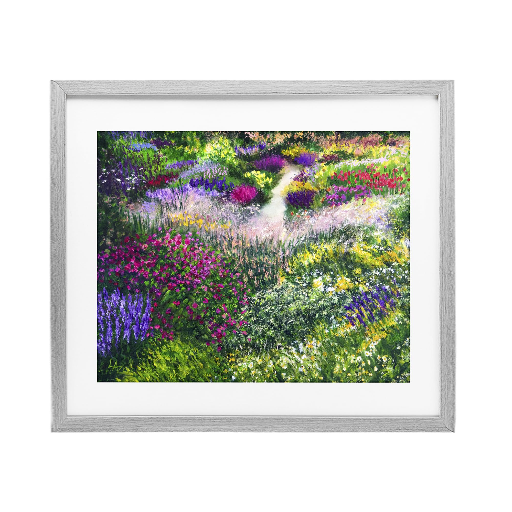 'Breath Of Spring Meadow'| Framed Print Under Glass