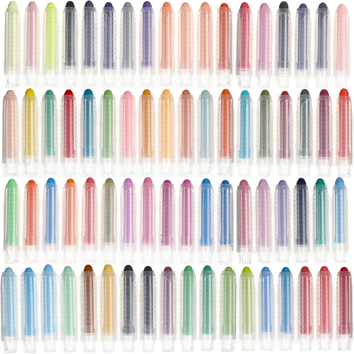 Ireer Dustless Chalk Set Colored Chalk with Holder Sidewalk