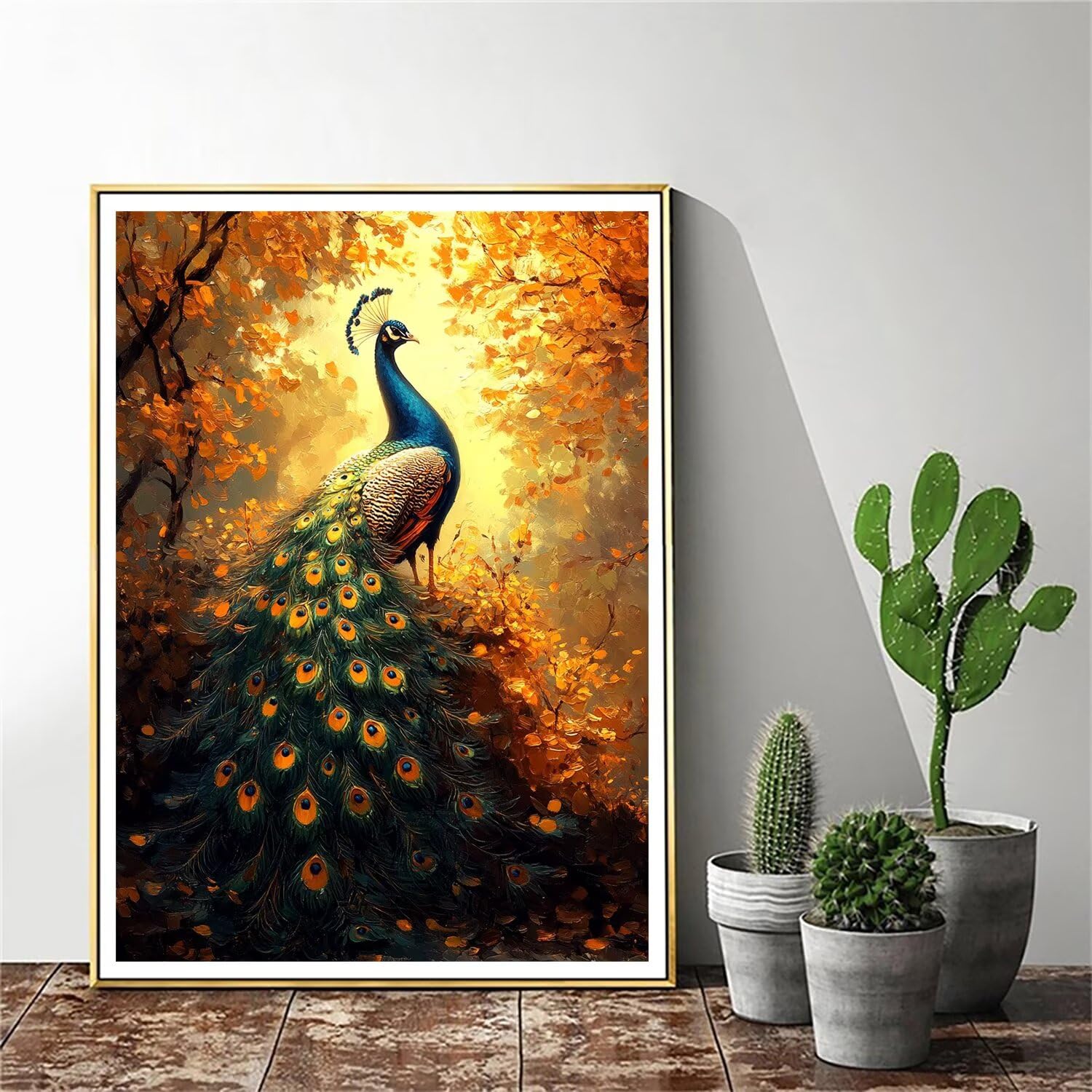 Pintar por Numeros Adultos pintar por numeros niños manualidades niños 10 años, DIY Pintar por Números de Pincel y Pintura acrílica Decoraciones para el Hogar Manualidades, sin Marco 60x80cm C-212