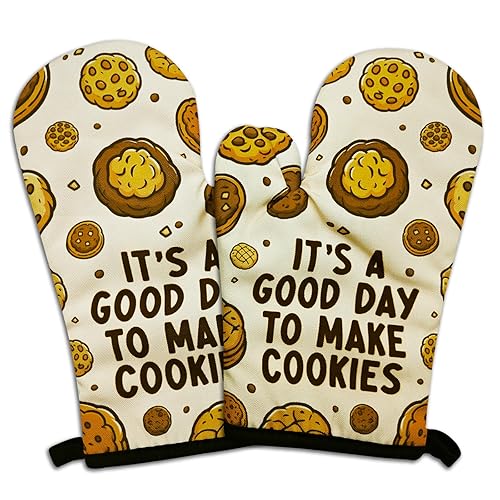 2 Pcs Funny Cookies Oven Mitts Gifts - It's A