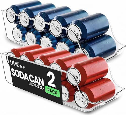 Utopia Kitchen Soda Can Organizer and Dispenser for Refrigerator/Pantry -
