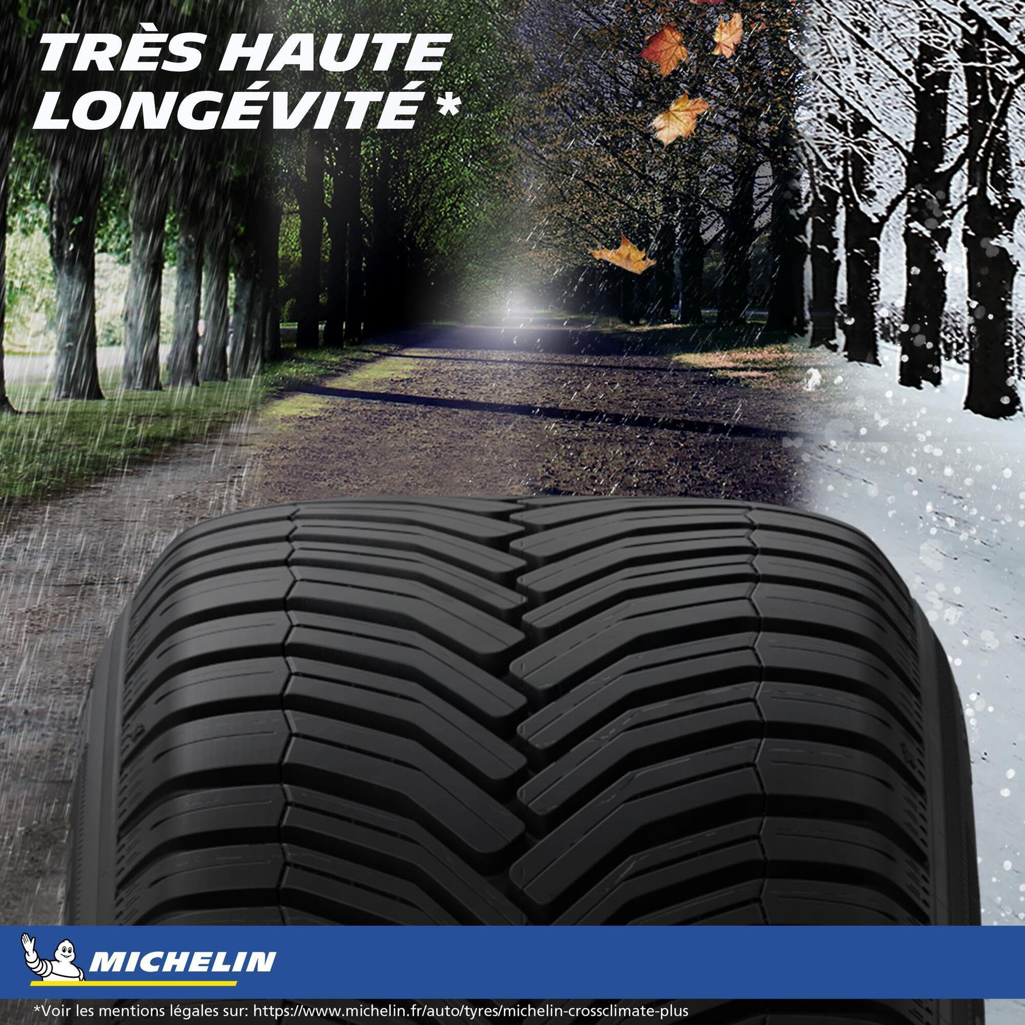 Michelin CROSSCLIMATE + XL - 175/65R14 86H - Pneu toutes saisons