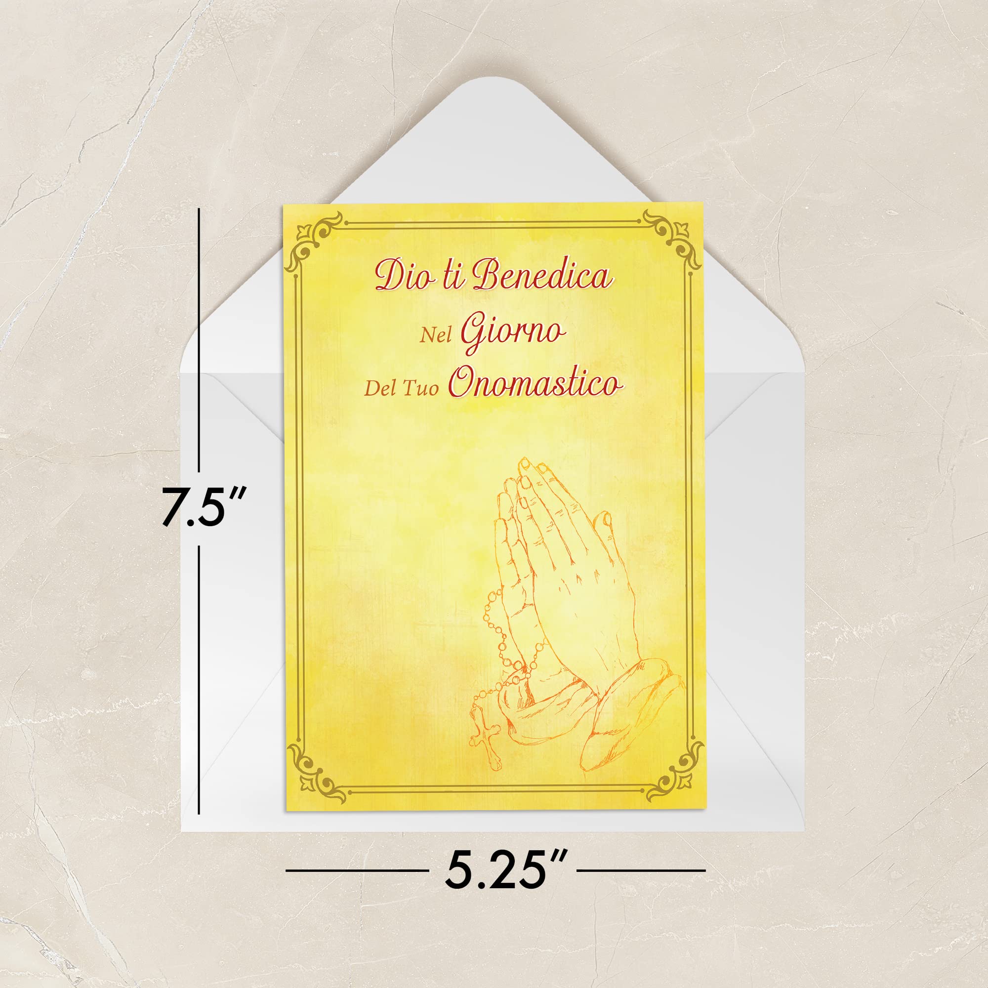 Glückwunschkarten Auf Italienisch – Mit Konfetti-Design & Glitzer, 6er-Pack