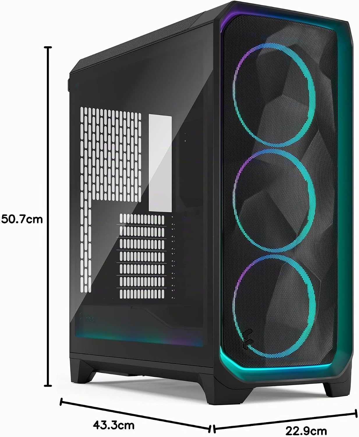 Fractal Design Meshify 3 Ambience Pro RGB – Caja de PC ATX de Malla 12