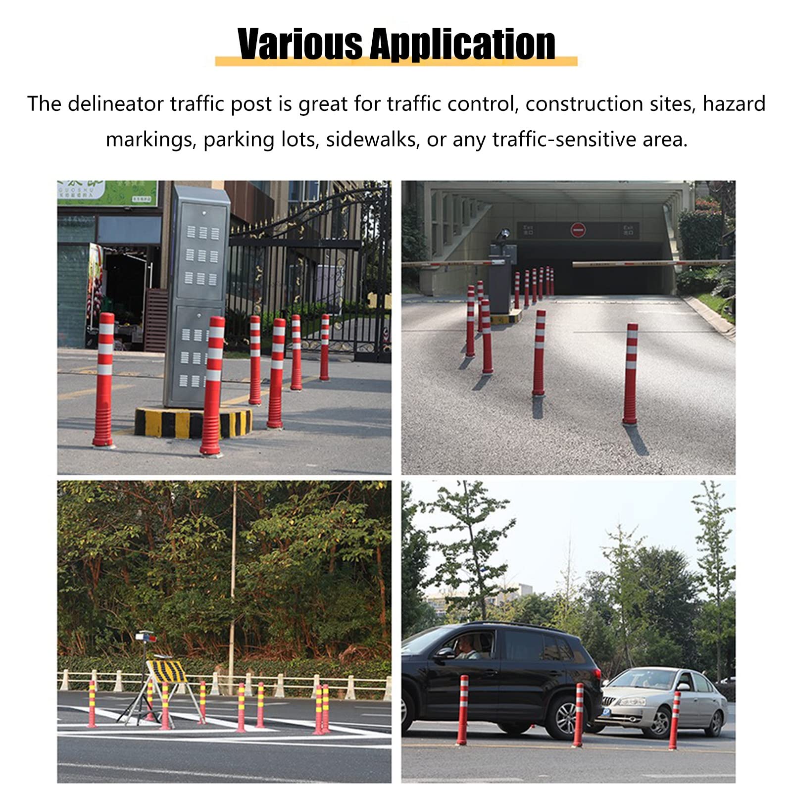 Conos De Tráfico, Barreras De Seguridad, Postes Delimitadores, Conos De Estacionamiento De 30 Pulgadas, Grandes para Conducir, Paquete De 1, 3, 5, 7 Y 9 Unidades, Delimit,Blue-1 Pack