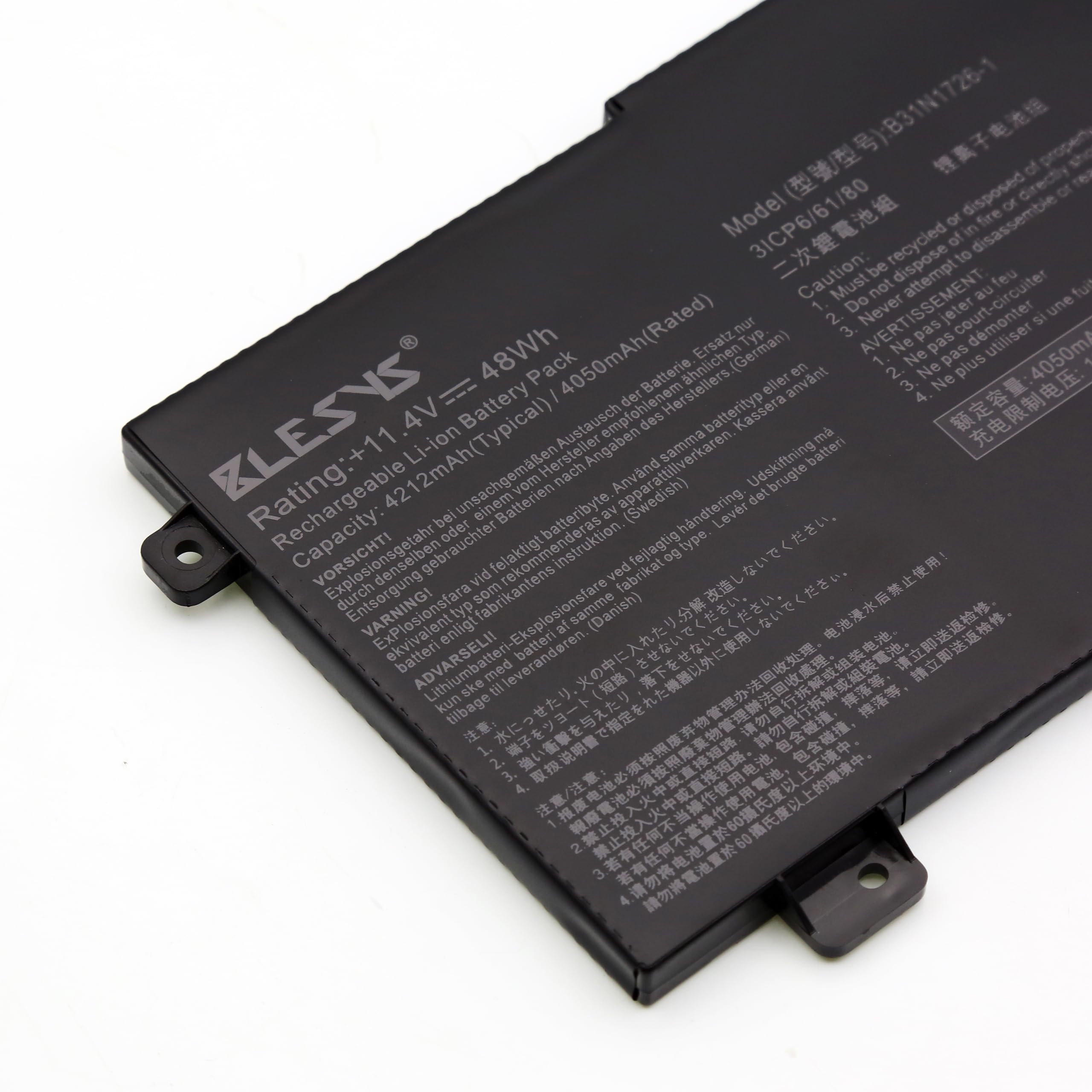 BLESYS B31N1726 bateria do ASUS TUF Gaming FX504G FX504GM FX504GD FX504GE fx504gd-fx8gd Laptop B31BN91 [krótki kabel]
