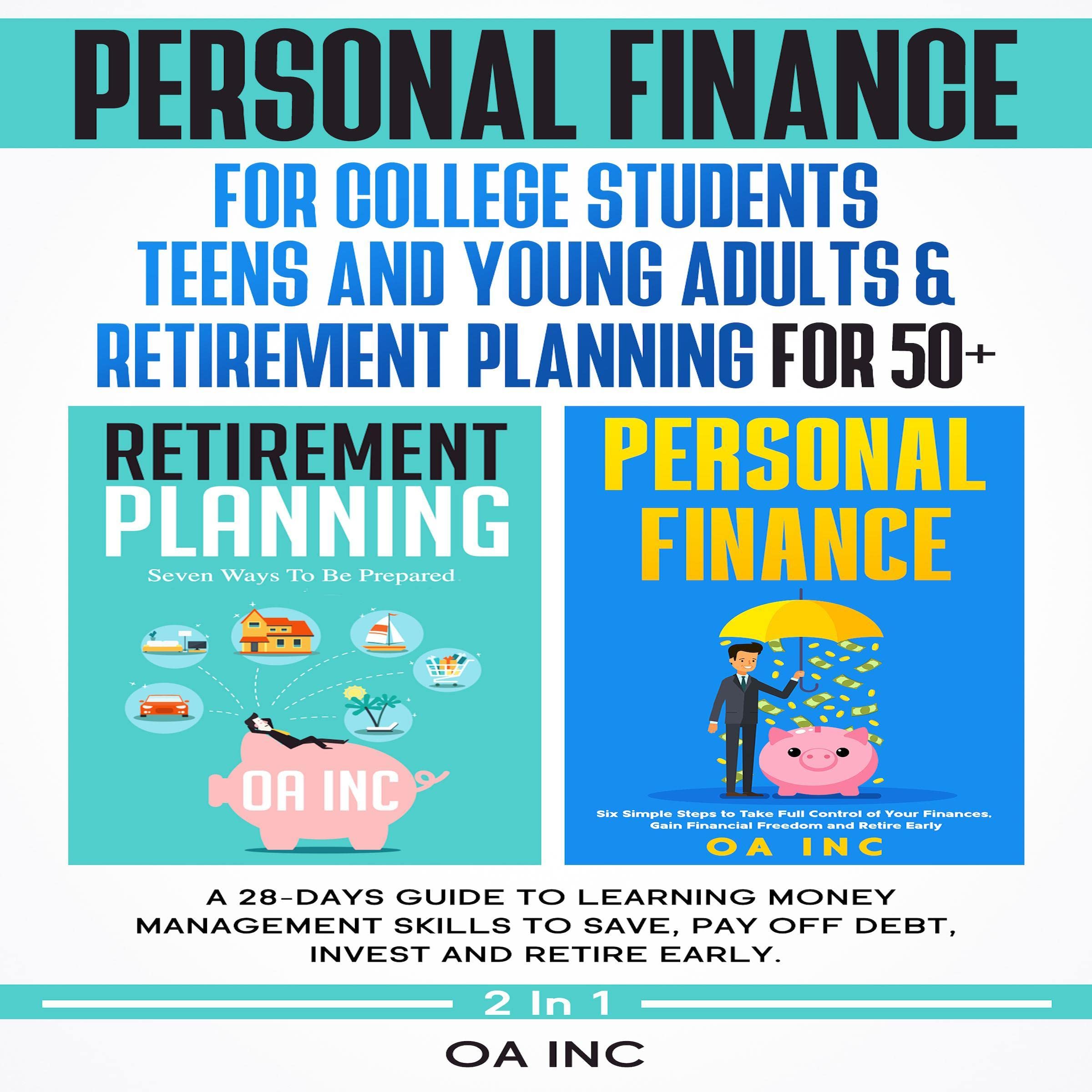 Cover art for Personal Finance for College Students, Teens, and Young Adults and Retirement Planning for 50+