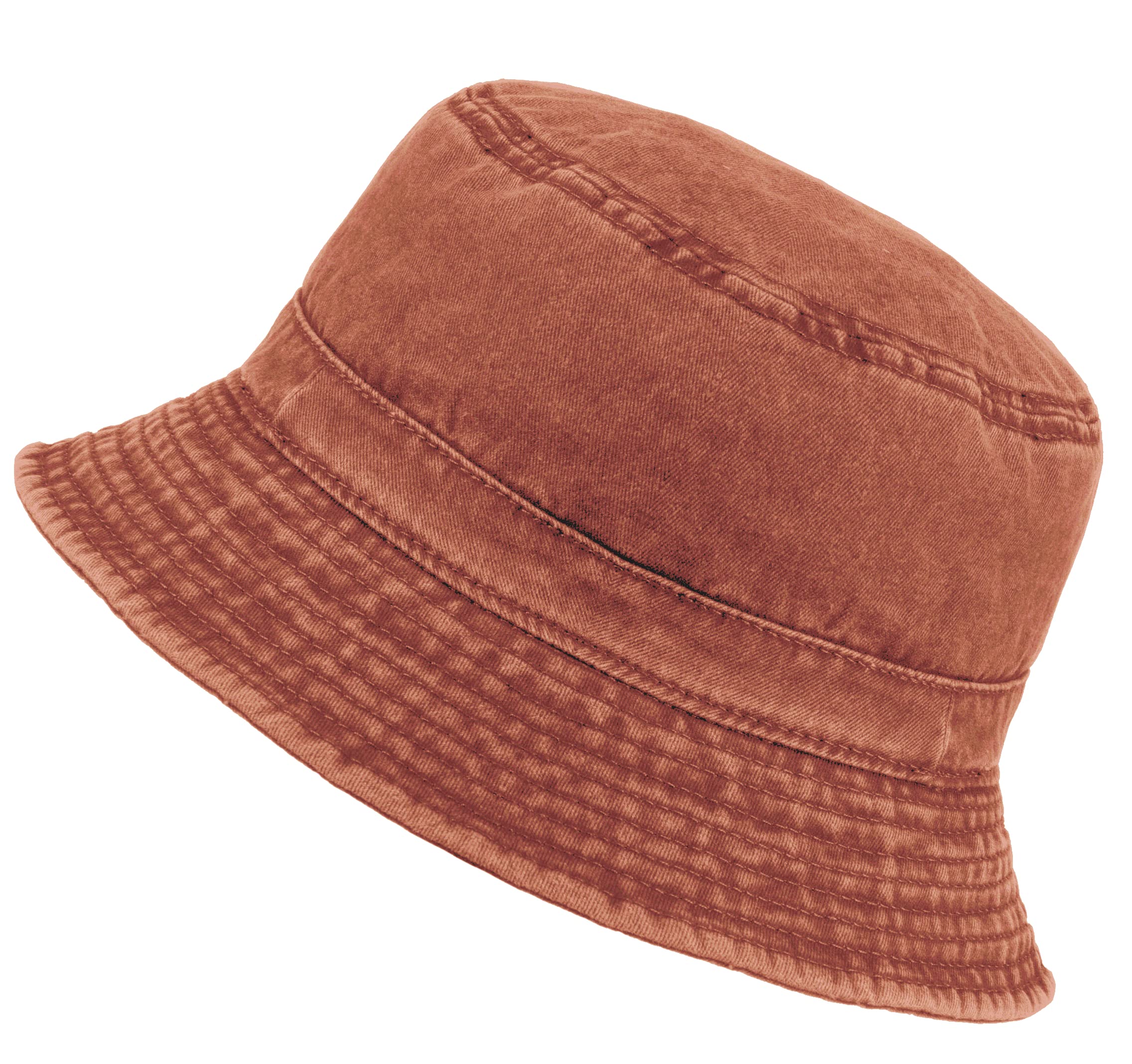 Van Der Rich ® - Washed Bucket aus Reiner Baumwolle Fischerhut mit UV-Schutz - Damen/Herren