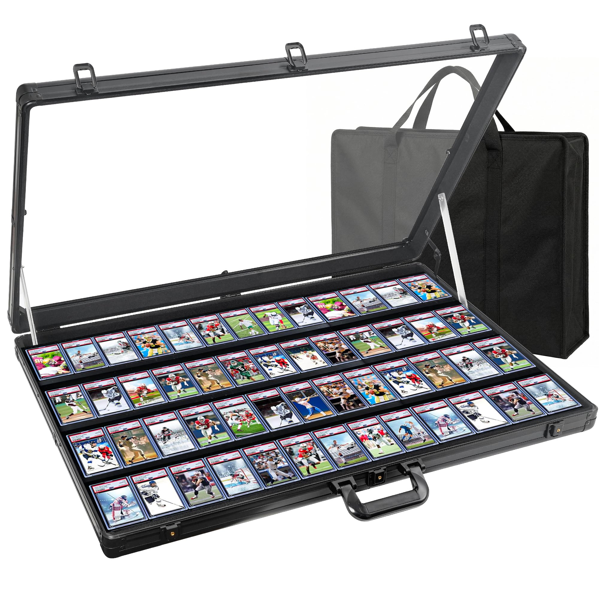 Gusfree Card Display Case Aluminum Trade Show Display Case - display cases | Mubboo