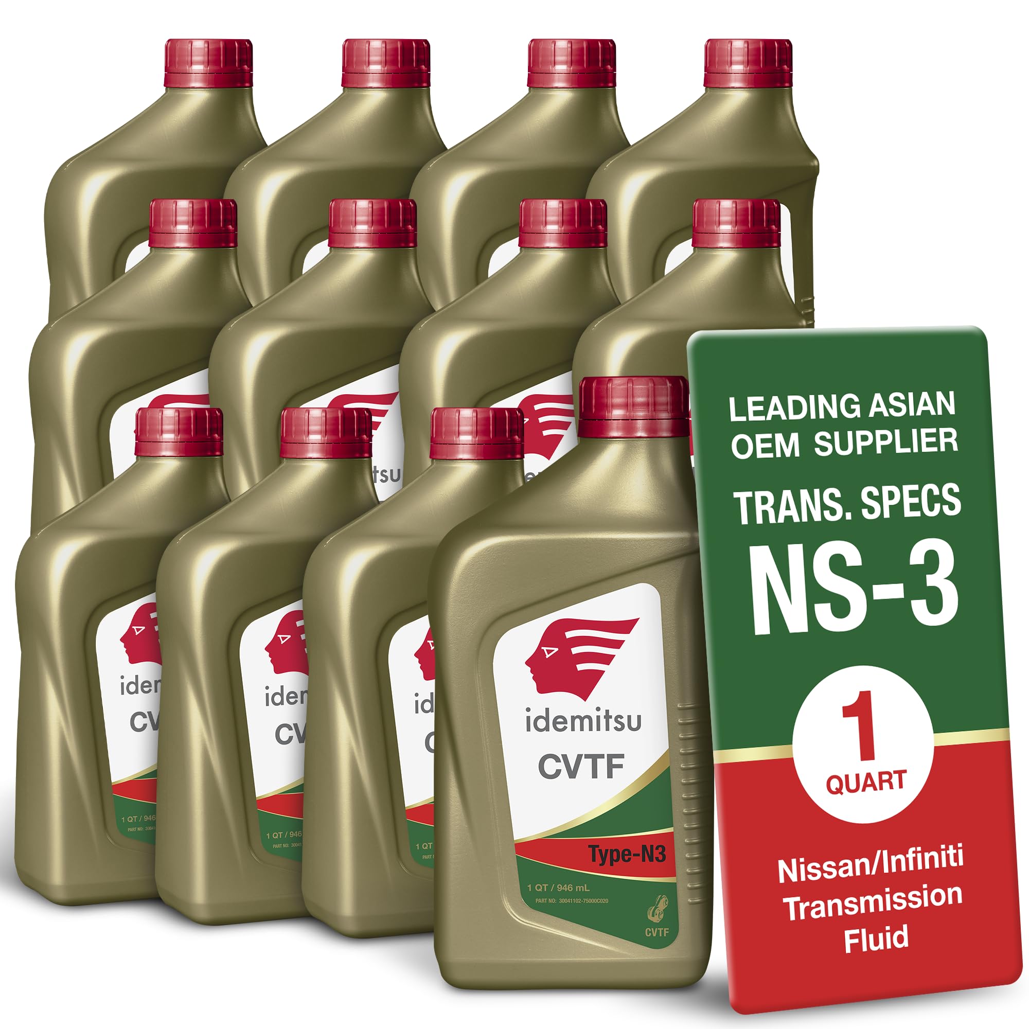 Idemitsu CVT Type N3 Transmission Fluid - 1 Quart (Pack of 12