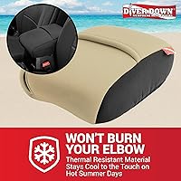 Vista 5 de Diver Down Funda de neopreno para consola central, compatible con Jeep Wrangler JL y Gladiator JT 2018-2023, cubierta de consola central Jeep Rojo