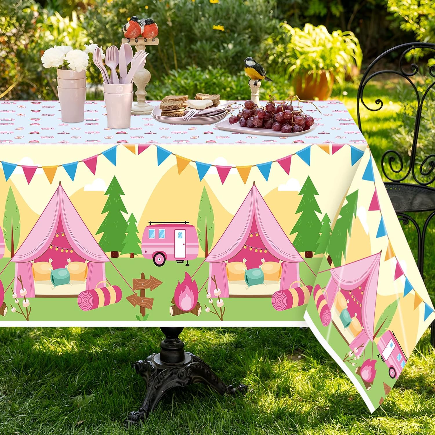 3er Set Sonnensystem Tischdecken - Weltraum Design 274x137cm Wasserdicht