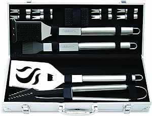 Cuisinart CGS-5014 Deluxe Grill Set, 14-Piece, Stainless Steel