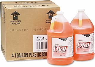 Dial Liquid Antimicrobial Soap, Gold, 4 Gallons per case