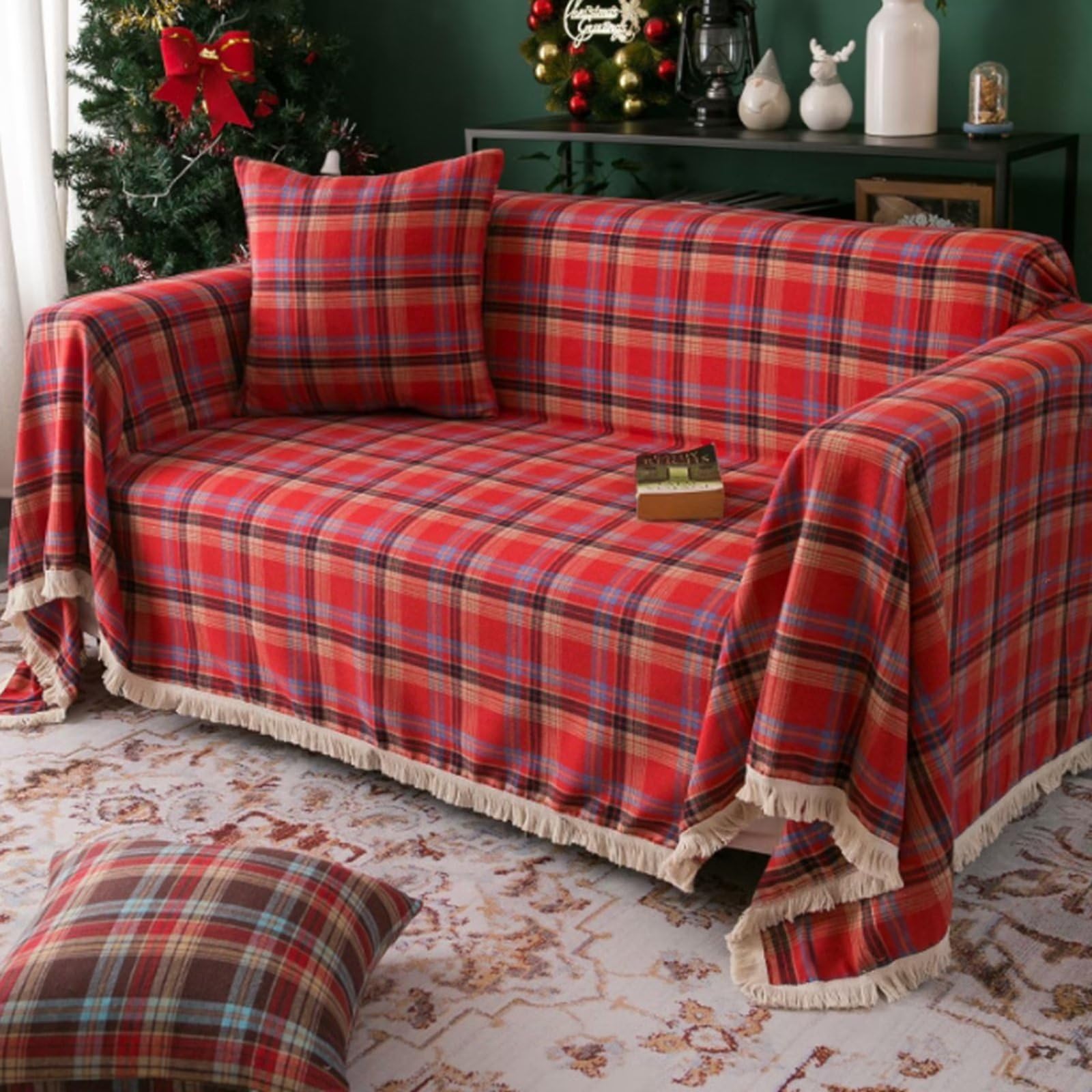 ハンドメイド♡マルチカバー大判 Amazon｜マルチカバー 長方形 大判 田園風 マルチカバー ソファー