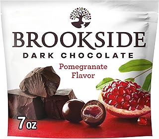 Smooth Dark Chocolate with a Pomegranate Flavoured Canter, 198g