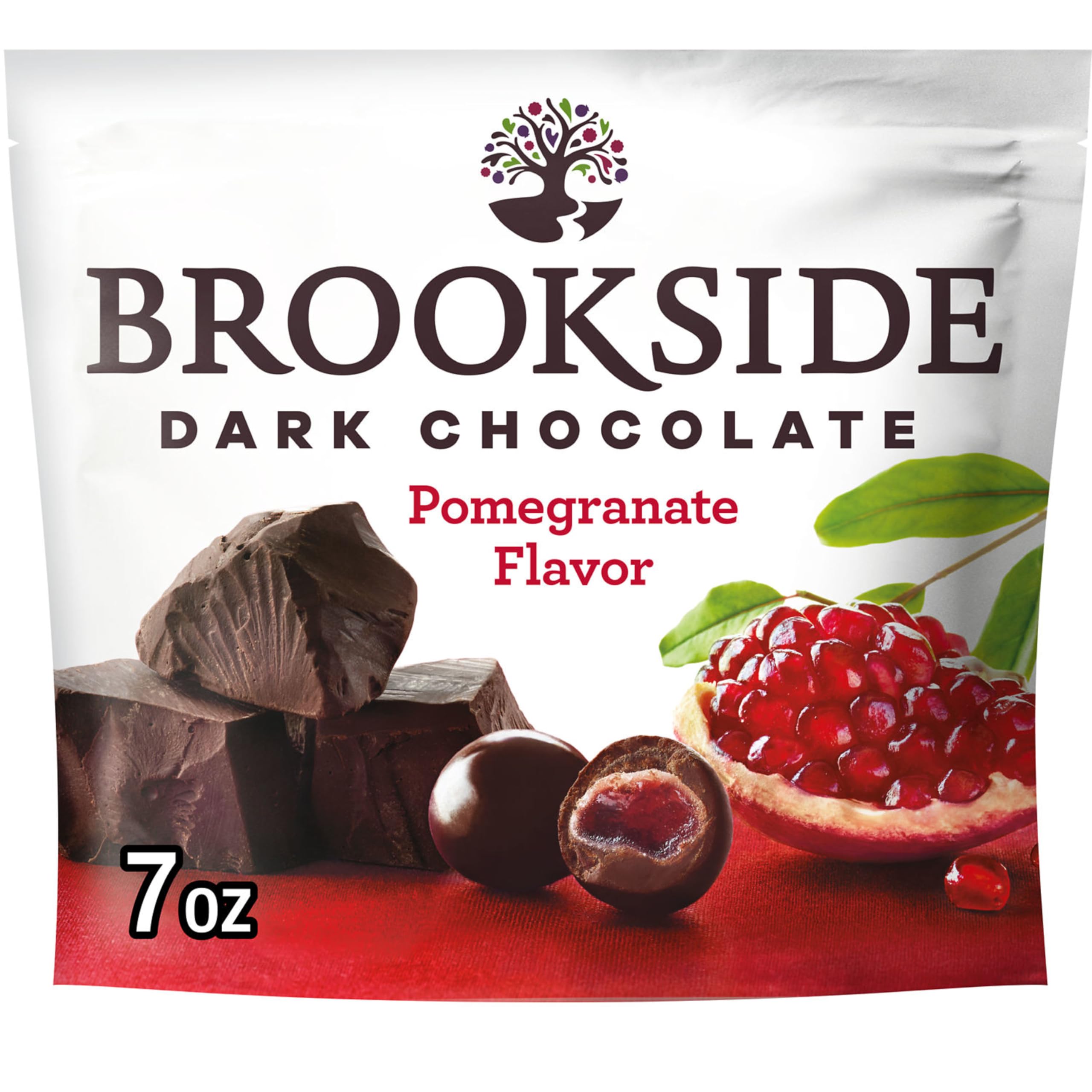 Brookside Smooth Dark Chocolate with a Pomegranate Flavoured Canter, 198g