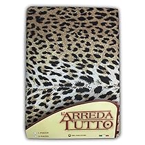 Tex family Telo ARREDO COPRITUTTO Gran Foulard COPRILETTO COPRIDIVANO Tessuto MACULATO Leopardato Sexi (2 Piazze)