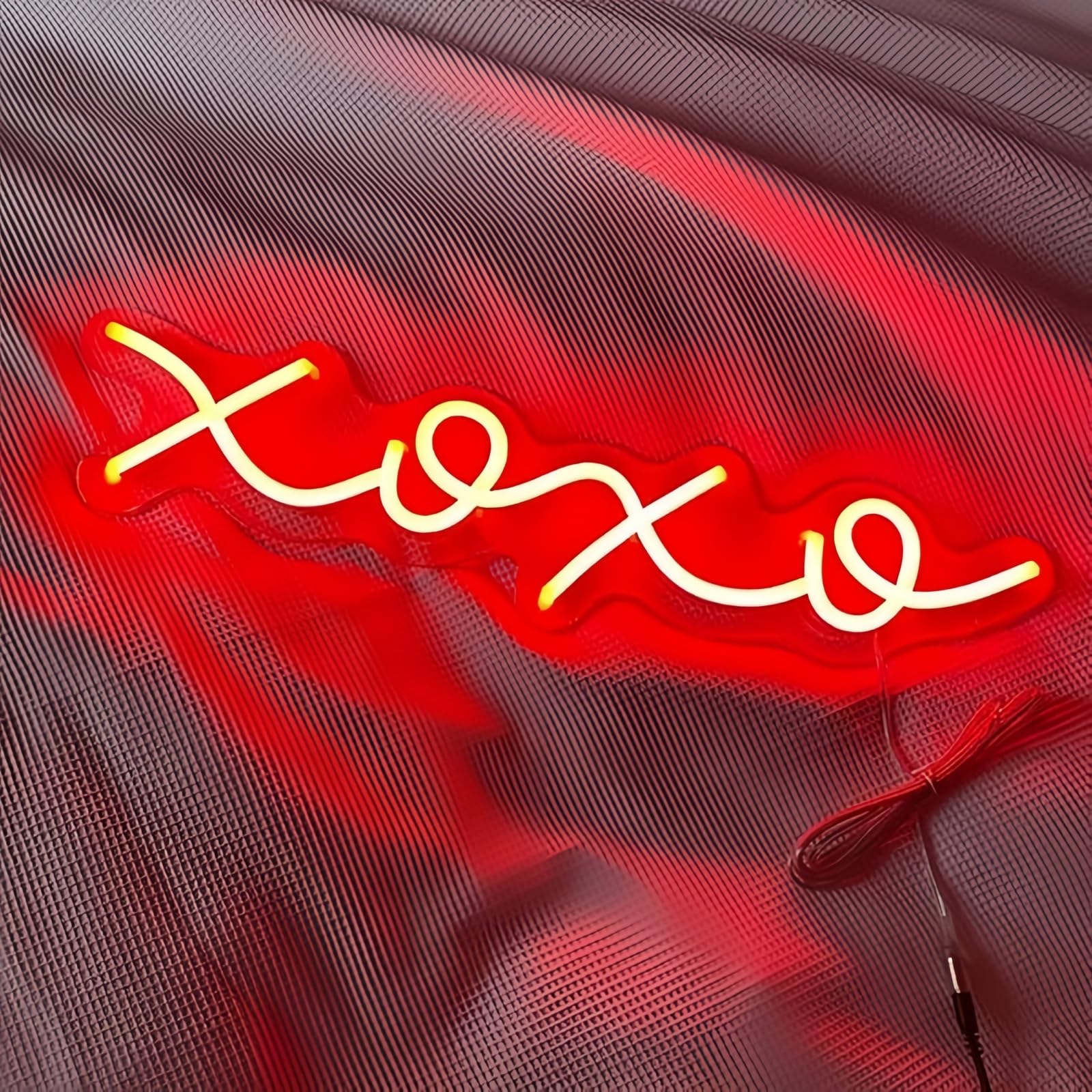 LED Neon Sign Night Light for Wall Party Décor Bedroom Room Bar Wedding Home Birthday Art Decoration Christmas with USB Chain Light modulator 6v — view 37