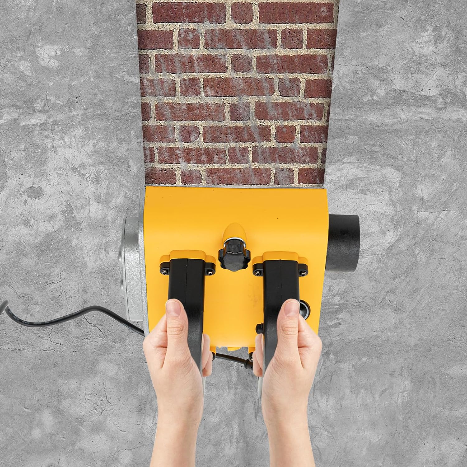 1200W Electric Wall Planing Machine, Adjustable Planing Depth 0.03-0.11 in, 7" Width 2800RPM Concrete Shovel with Dual Handle for Indoor & Outdoor Walls, Ceilings