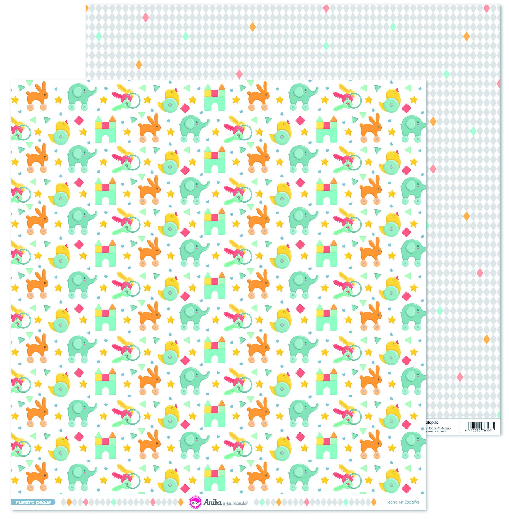 Anita Y Su Mundo Colección Fantasía Papeles De Scrapbooking, Paper