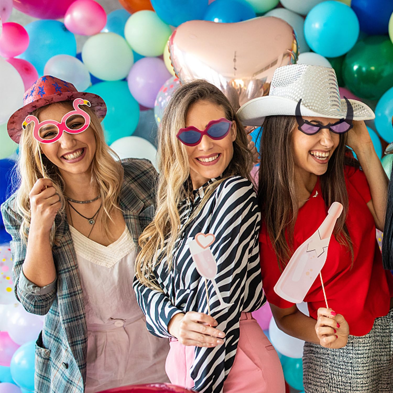 16 Stück sortierte lustige Sonnenbrillen Partygeschenke Set Neuheit Party Brillen für Erwachsene Crazy Party Brillen Foto Booth Requisiten Sonnenbrille Verkleiden Kostüm Brille Zubehör