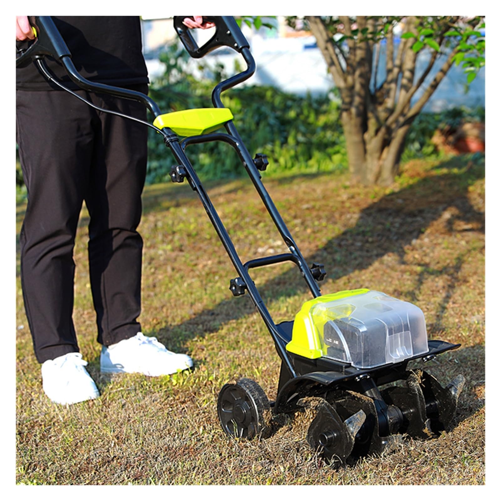 Kosiarka elektryczna 2400W elektryczny mały zrywak do gleby rumpel 40V bezszczotkowy orka gospodarstwa domowego ogród warzywny działka szklarnia sad Do ogrodu/trawnika