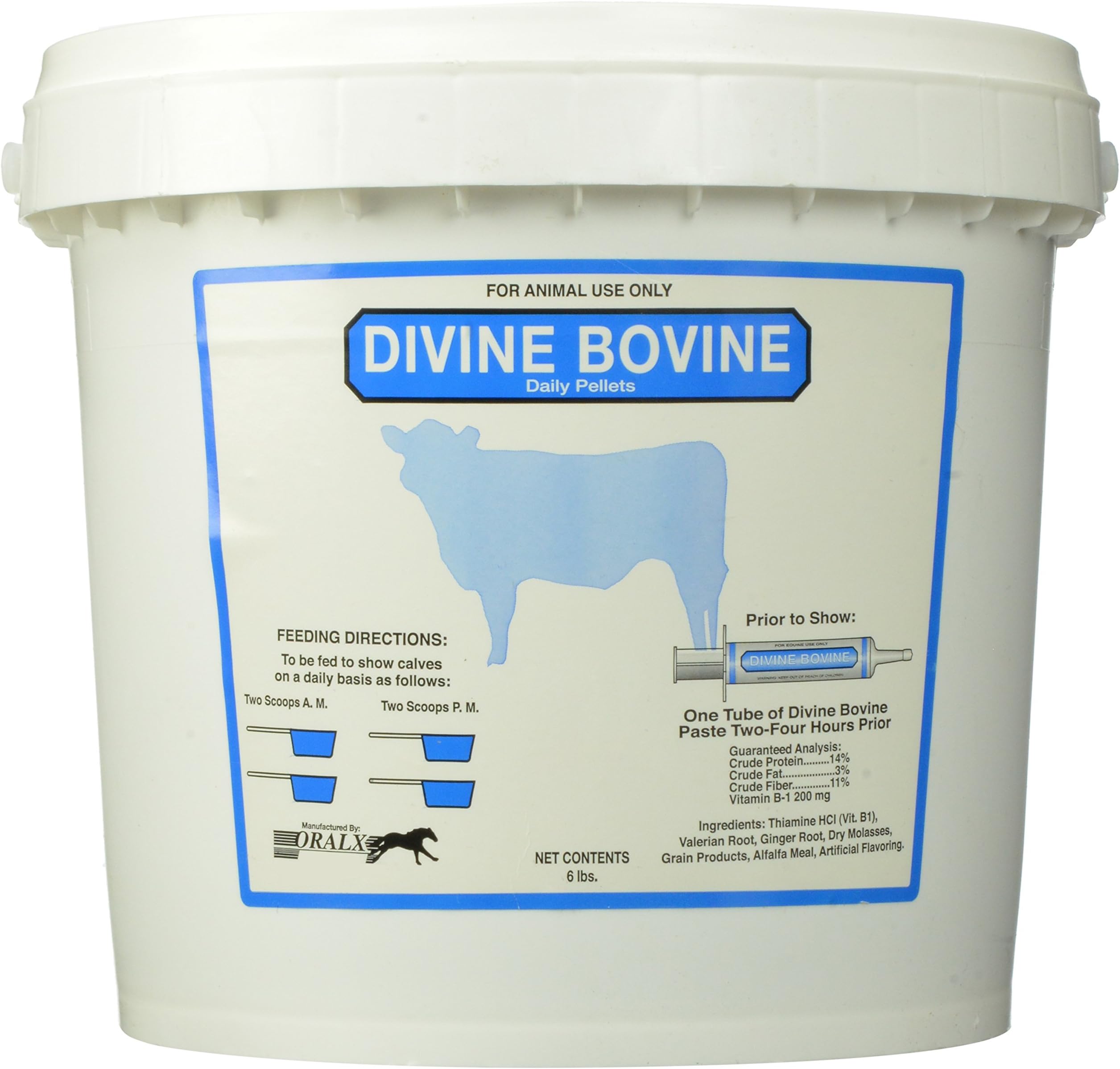 Oralx Divine Bovine Supplement Pellets, 6-Pound