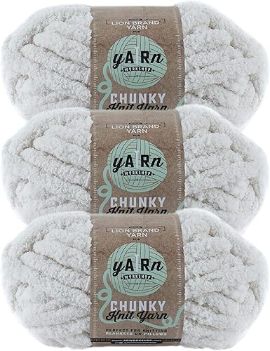 Miniatura 7 de (1 madeja) Lion Brand Yarn 951-123AQ AR Workshop - Tejido grueso, lino