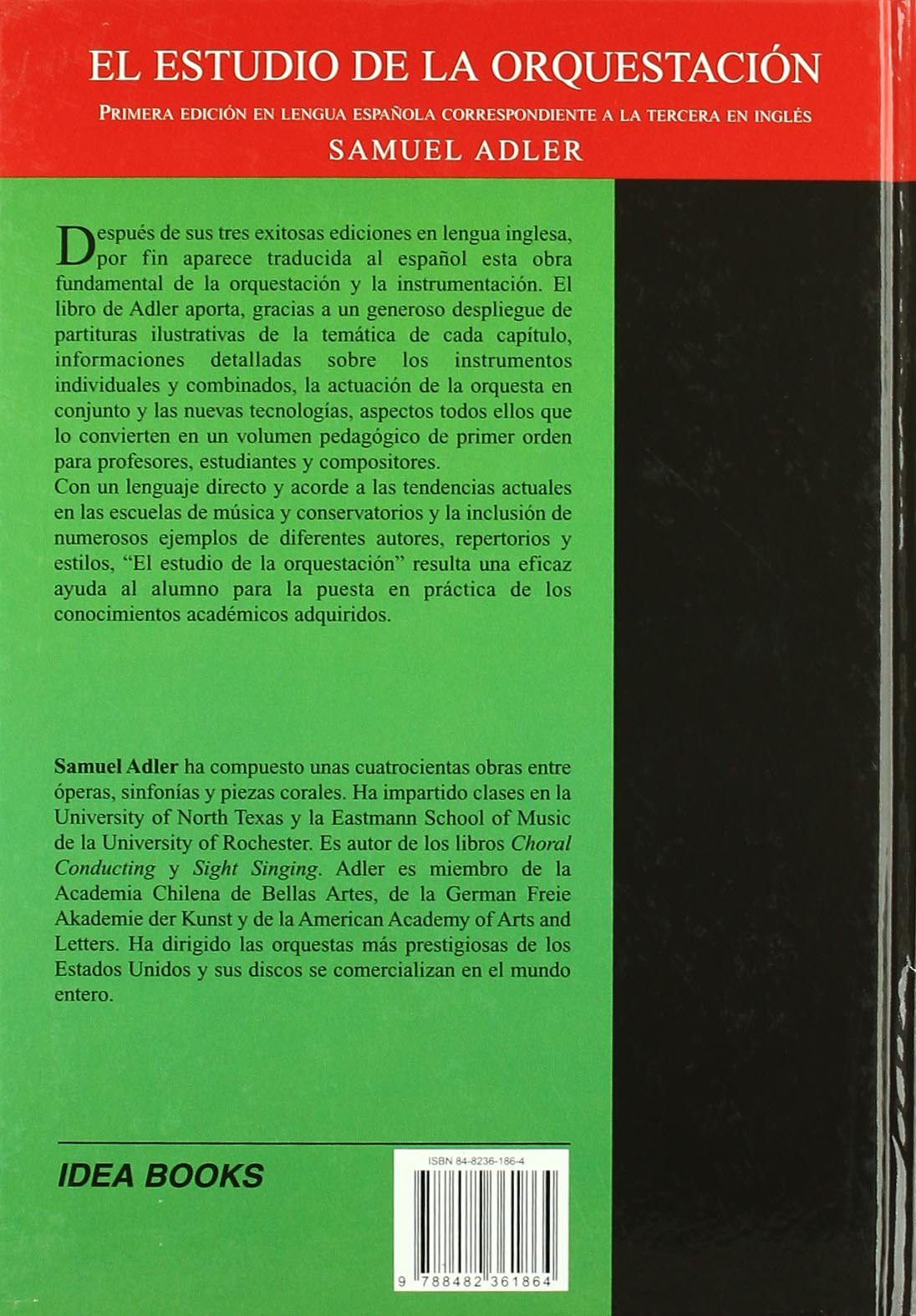 El estudio de la orquestación (IDEA BOOK)