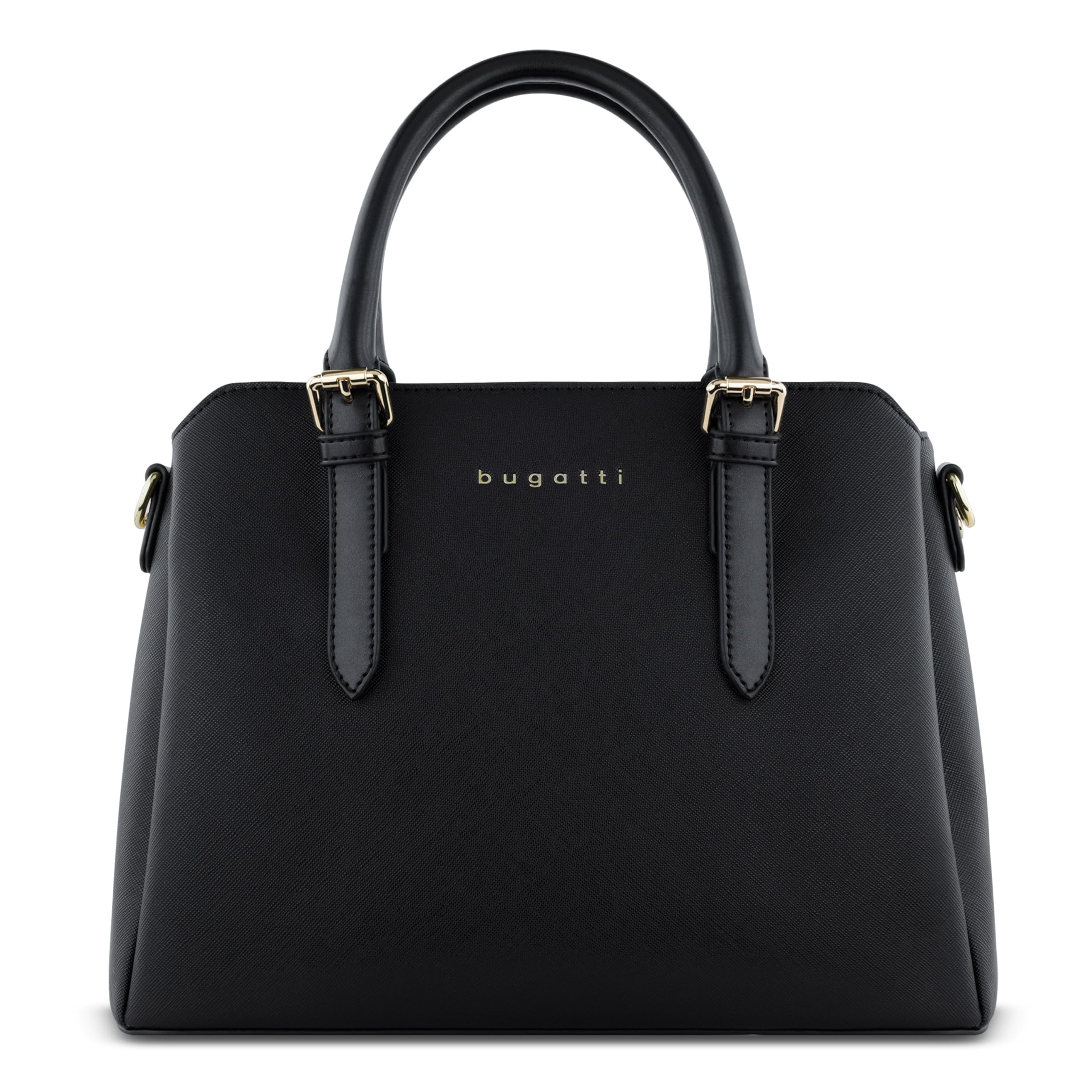 bugatti Ella Bolso de mano para mujer, bolso tipo bowling mediano de piel sintética