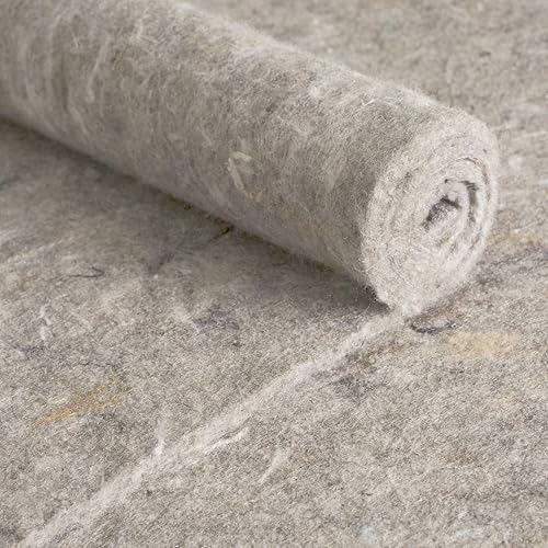 Miniatura 4 de RUGPADUSA - Eco-Plush - 7 pies 6 pulgadas x 9 pies 6 pulgadas - 14 pulgadas de grosor - 100% fieltro - Almohadilla acolchada de alta calidad -