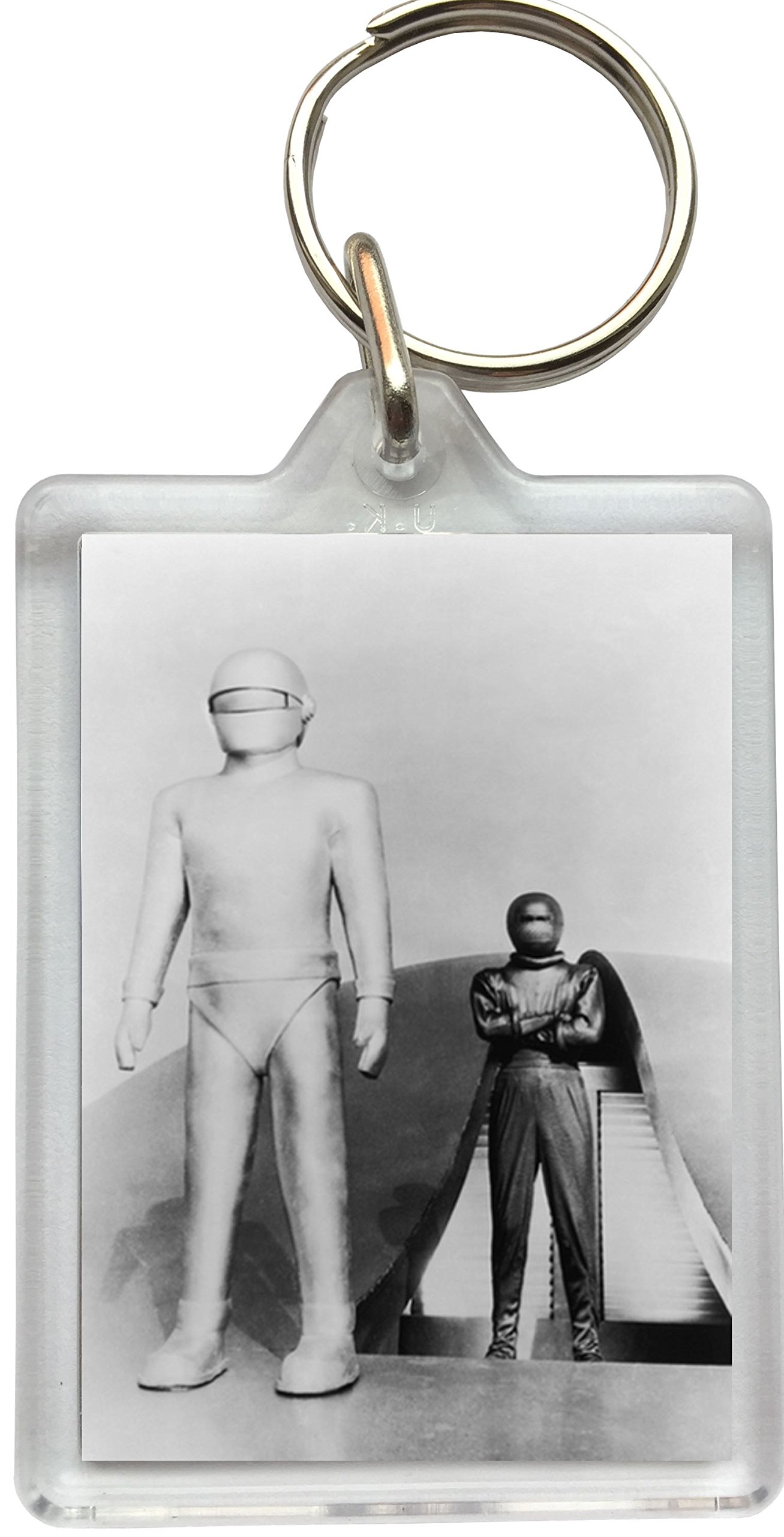 Super Universe Unisex Black The Day The Earth Stood Still Acrylic Keyring – 4.2 X 6.2Cm