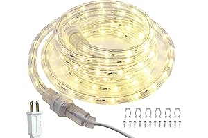 10ft LED Rope Lights: Illuminate Your Spaces with Warmth and Ambiance