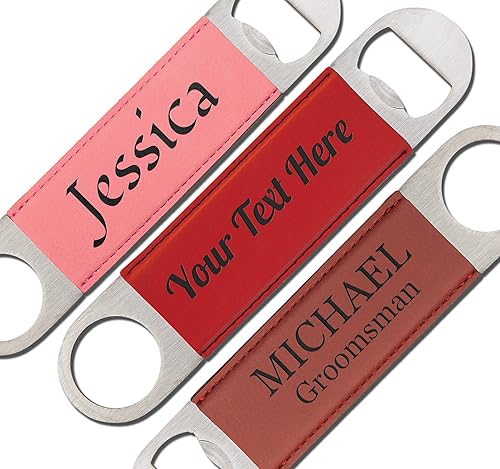 Abrebotellas de acero inoxidable con grabado personalizado, estilo remo, abrebotellas de cerveza de pub personalizado, regalo para padrinos de boda,