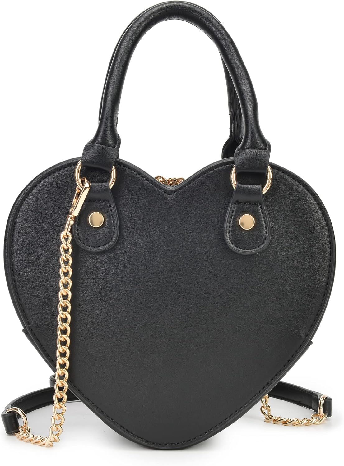 lola mae Heart Shape Crossbody Bag Zip Around Shoulder Handbag - Image 5