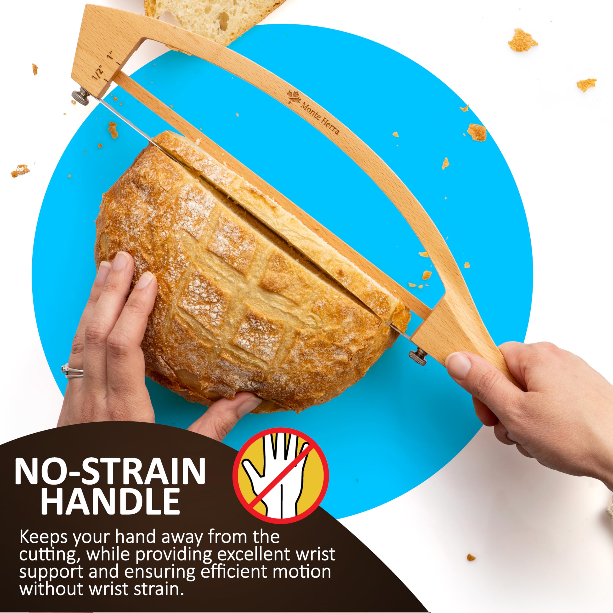 Adjustable Bread Knife - Perfect Slices Every Time -7