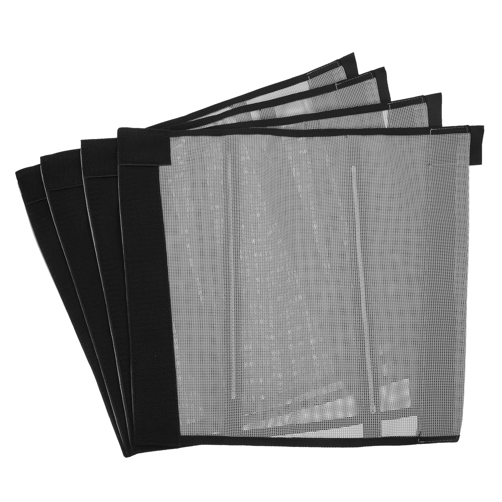 Fliegengamaschen für Pferde 4 Stück Atmungsaktiv und Leicht aus Polyester Mesh für Effektiven Schutz bei Reitwettbewerben und Täglicher Pferdepflege