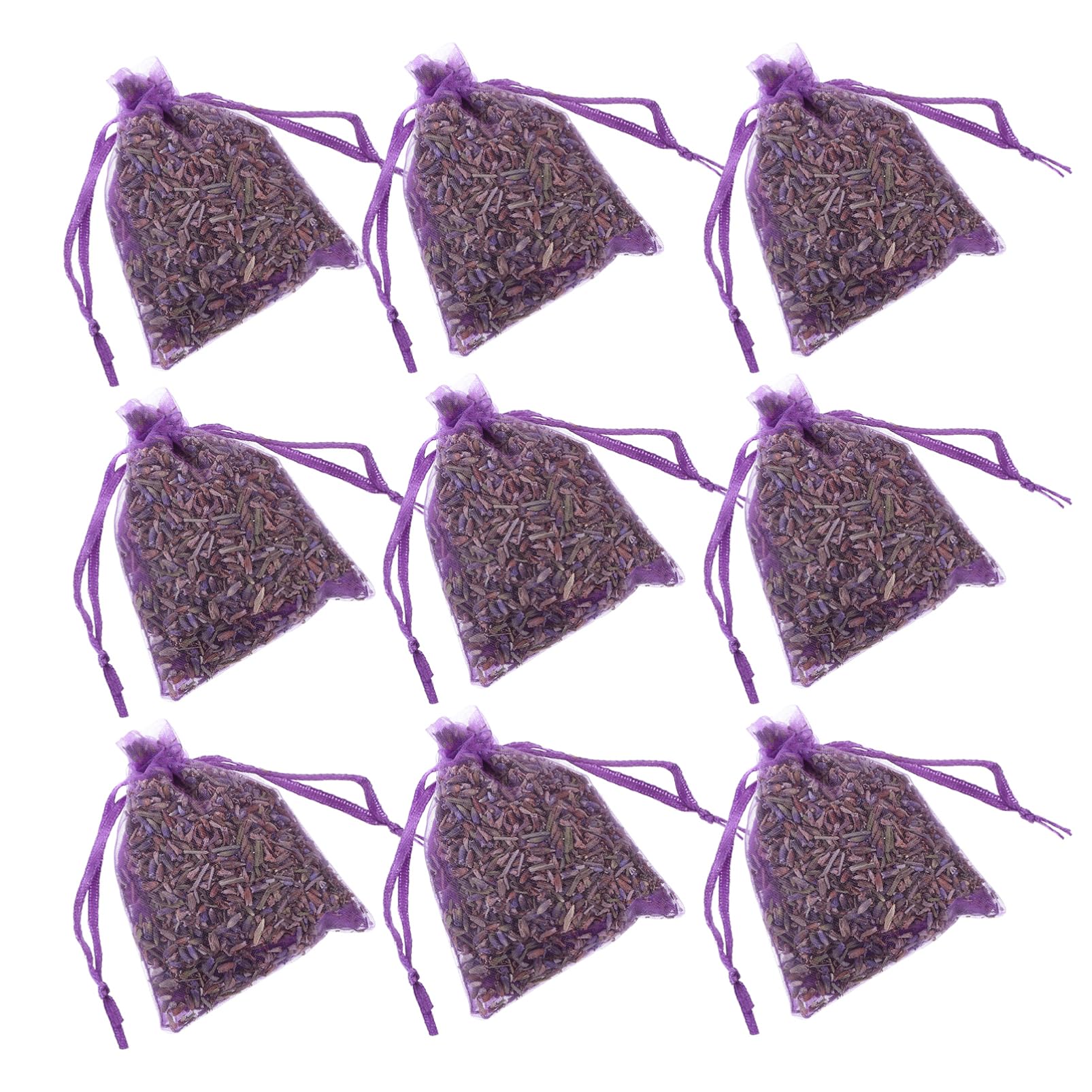 Cabilock 4 Sätze Lavendelsäckchen Duftend Beutel Für Lavendel Leer Schrankerfrischer Lavendelbeutel Duftsäckchen Set Beutel Mit Blumensäckchen Beutel Zum Aufhängen Gittergewebe 12 Stück * 4